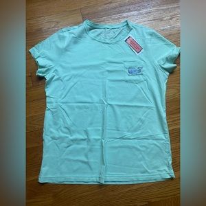 Vineyard Vines Crystal Blue Pocket Tee